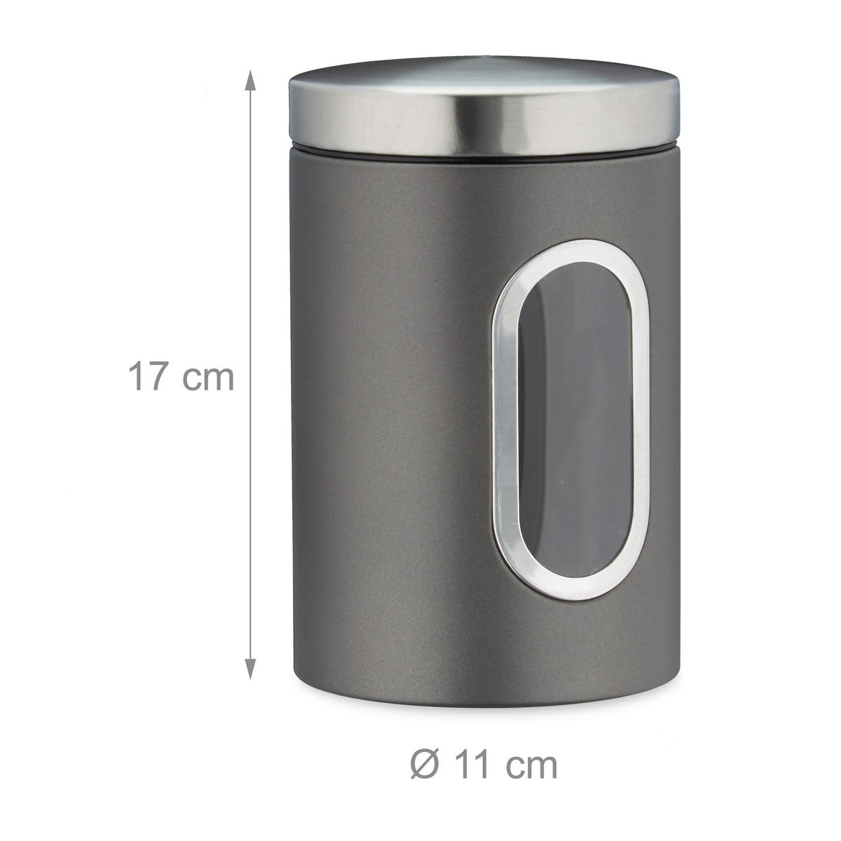 ÚLOŽNÝ box - viacfarebná, kov (11/17/11cm) - Relaxdays