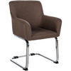 STUHL Pukki Stoff braun - Braun, Metall (57/87/58cm) - TPFLiving