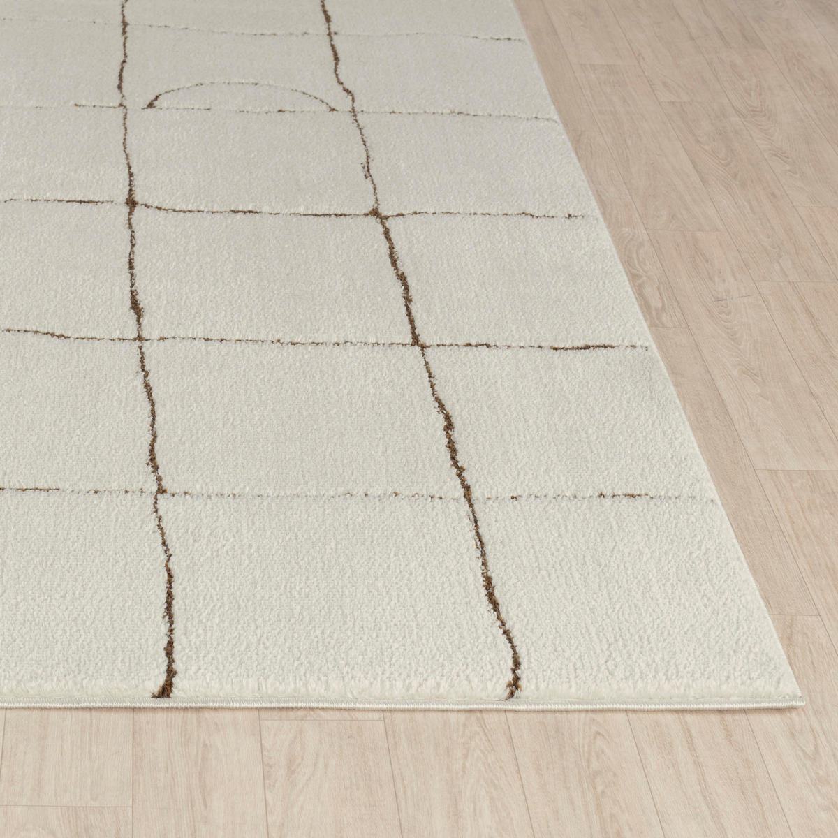 KURZFLORTEPPICH 160/213 cm Weiß - Weiß, Naturmaterialien/Textil (160/213cm) - LIVABLISS