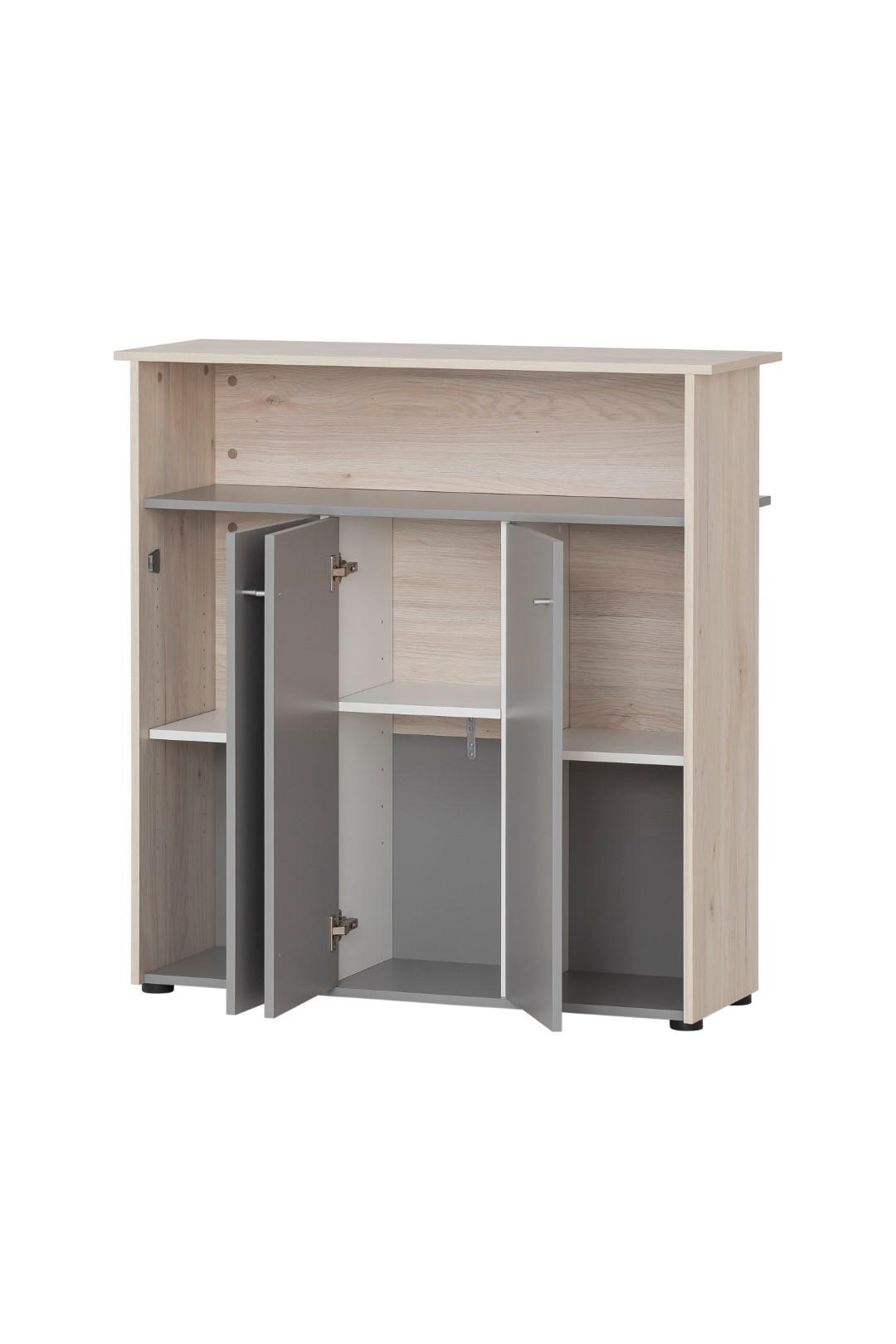 Thumbnail - Proregal Empfangstheke, Eiche, Holz, 107x111x44 cm, Arbeitszimmer, Aktenschränke