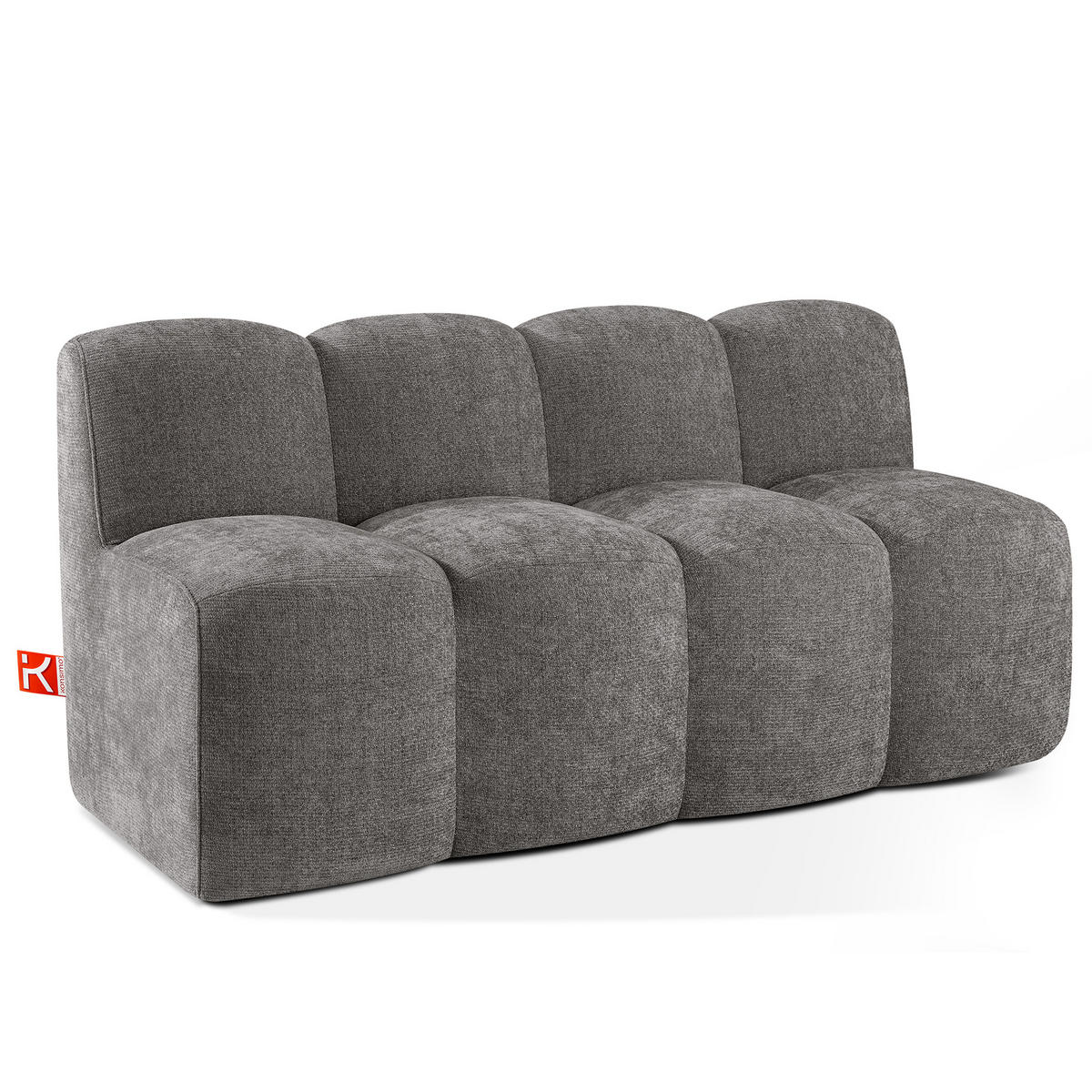 ESSZIMMERBANK BRESCO, Dunkelgrau - Dunkelgrau, Holz/Holzwerkstoff (163/80/72cm) - KONSIMO®