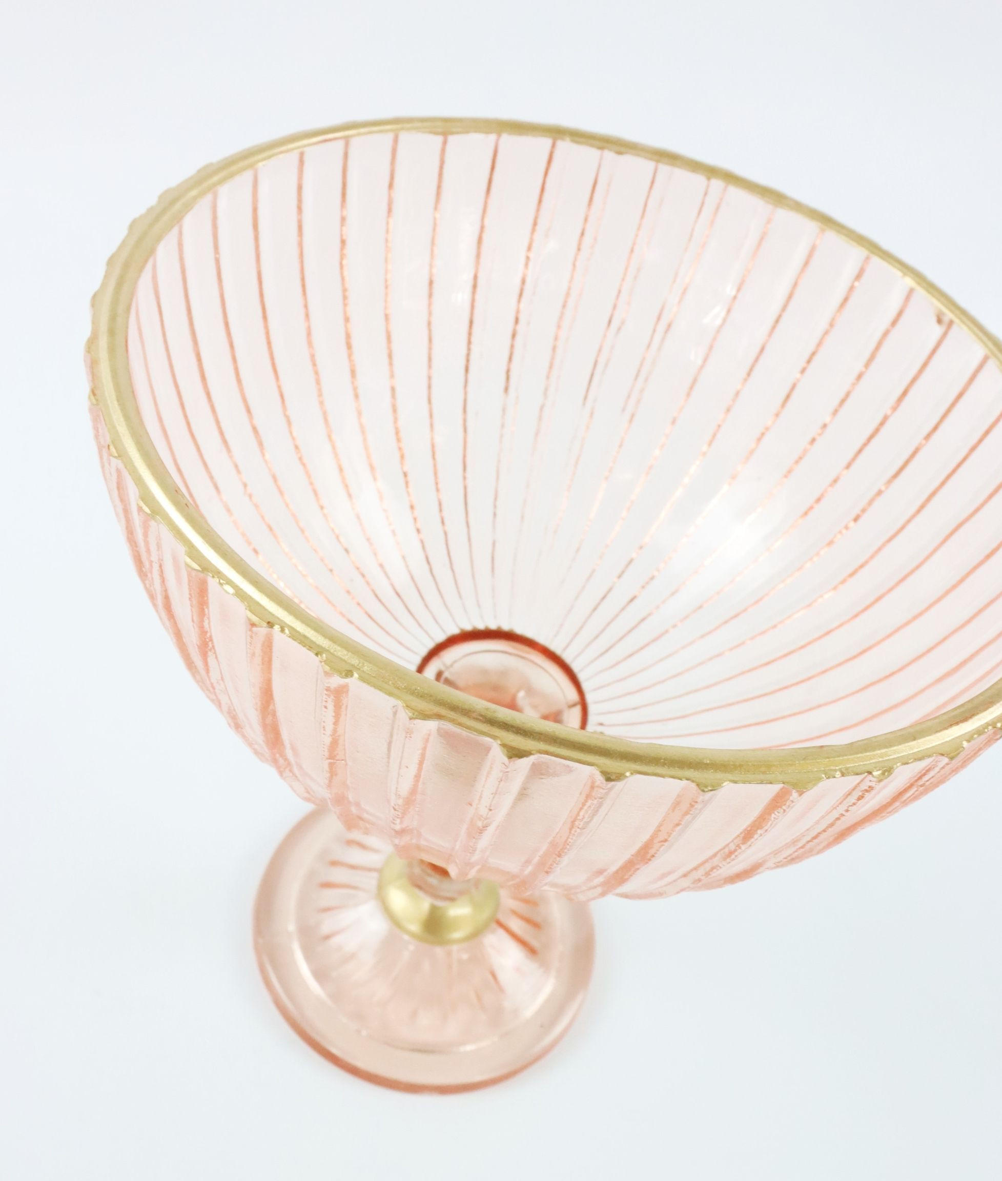DEKOSCHALE Riviera rosa 21 cm - Rosa, Glas (18/21/18cm) - FURNARO