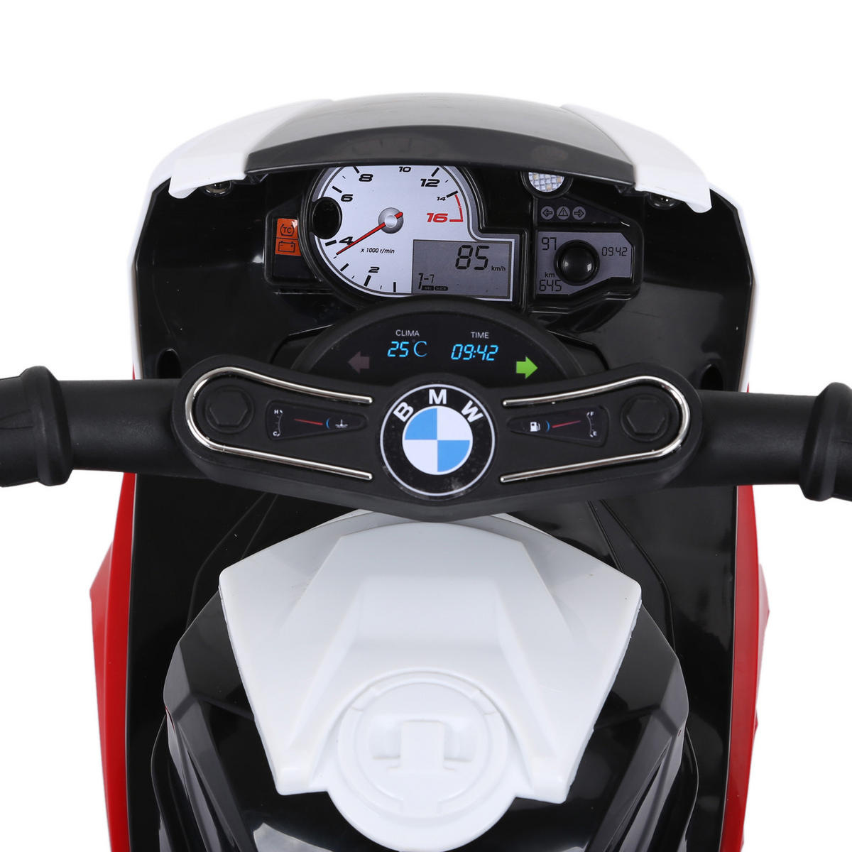 ELEKTRO-MOTORRAD DE-06080 BMW S1000RR mit Musik Rot - Rot, Kunststoff/Metall (66/37/44cm) - ComfortXL