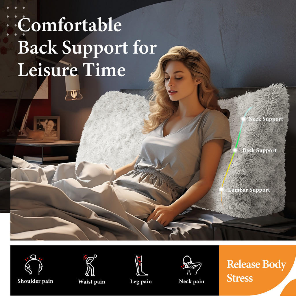 Thumbnail - Vercart Rückenkissen, Weiß, Textil, Mode, Füllung: Hohlfaser, 50x180 cm, CE, Wohntextilien, Kissen, Rückenkissen