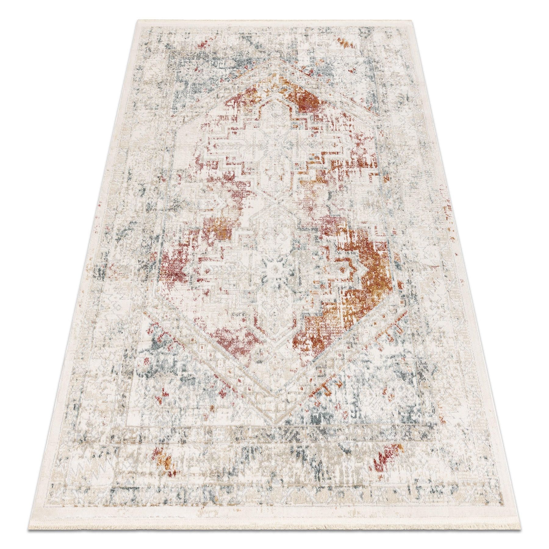 TEPPICH Distin 120/170 cm - Weiß, Textil (120/170cm) - rugsX