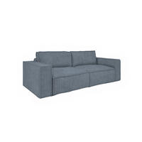 SCHLAFSOFA Vajana - Blau, Holzwerkstoff/Textil (240/86/102cm) - Fun Möbel