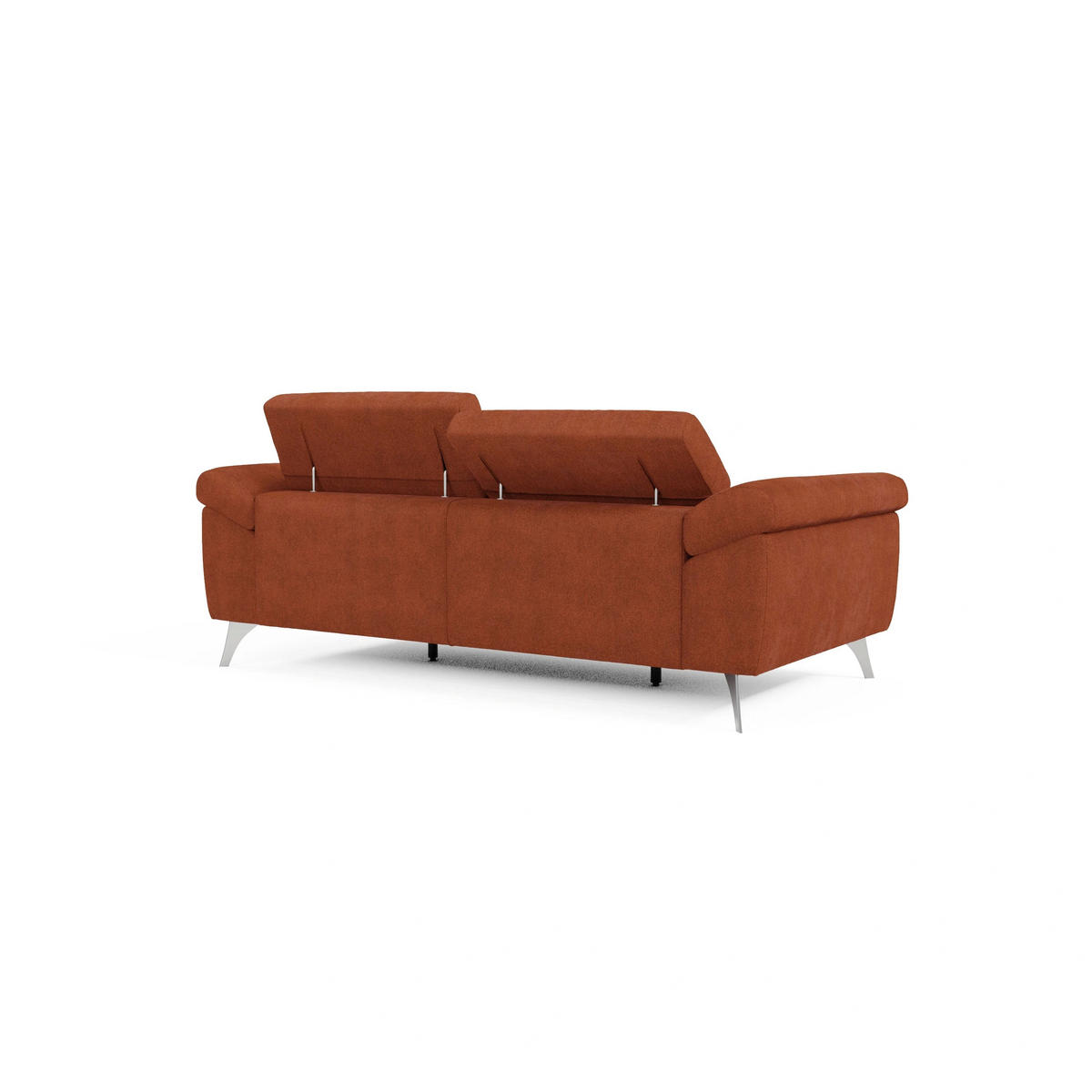 LINEARSOFA Donatello - Rostfarben, Metall (213/76/102cm) - Divani.store