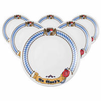 FRÜHSTÜCKSTELLER Compact Bayern bunt ø 19 cm 6er Set - Multicolor, Keramik (19.3cm) - Seltmann Weiden