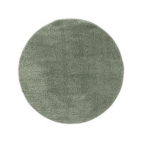 HOCHFLORTEPPICH rund Soda Hellgrün ø 200 cm rund - Hellgrün, Textil (200/200cm) - benuta Nest