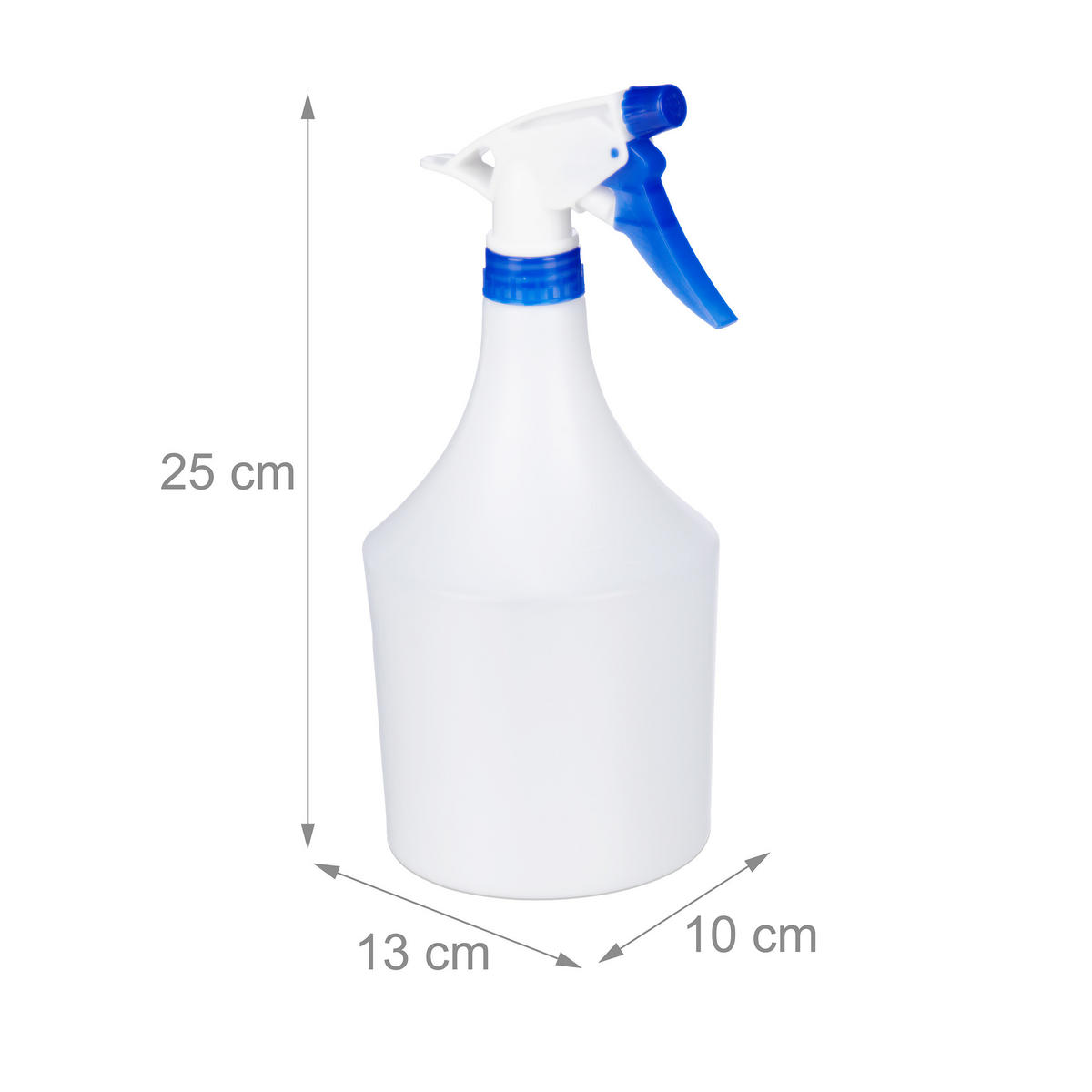 3XSPRÜHFLASCHE - Weiß, Kunststoff (13/25/10cm) - Relaxdays