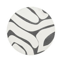 KOBEREC Šedý/Bílý 160 cm Hartz - šedá/krémová, textil (160/160cm) - Beliani