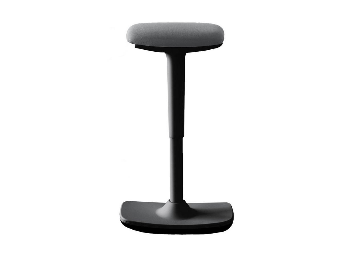 STEHHOCKER höhenverstellbar Polster Grau - Hellgrau, Kunststoff (44/53/24cm) - Mauser Sitzkultur
