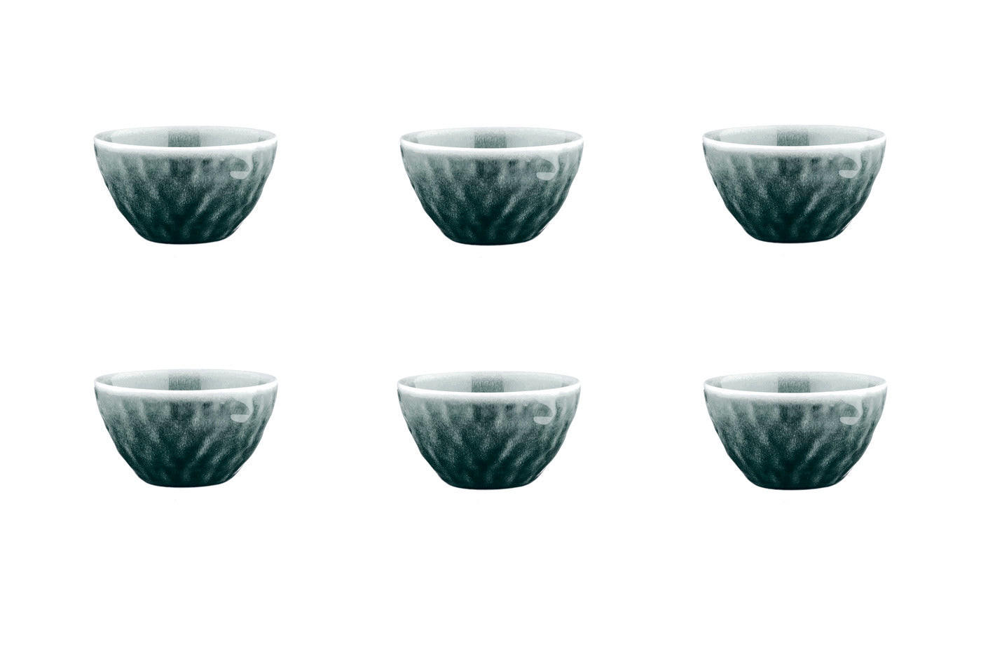 SCHALEN Moon Ø11,5cm - 6er-Set - Petrolfarben - Blau, Keramik (11.5cm) - Björn