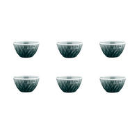 SCHALEN Moon Ø11,5cm - 6er-Set - Petrolfarben - Blau, Keramik (11.5cm) - Björn