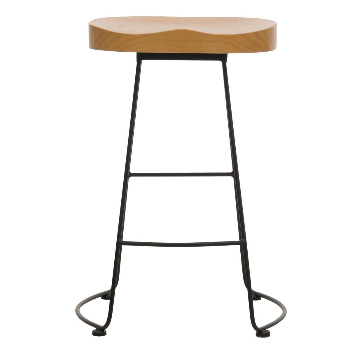 BARHOCKER Beige - Beige, Holz (48/68/44cm) - MCW