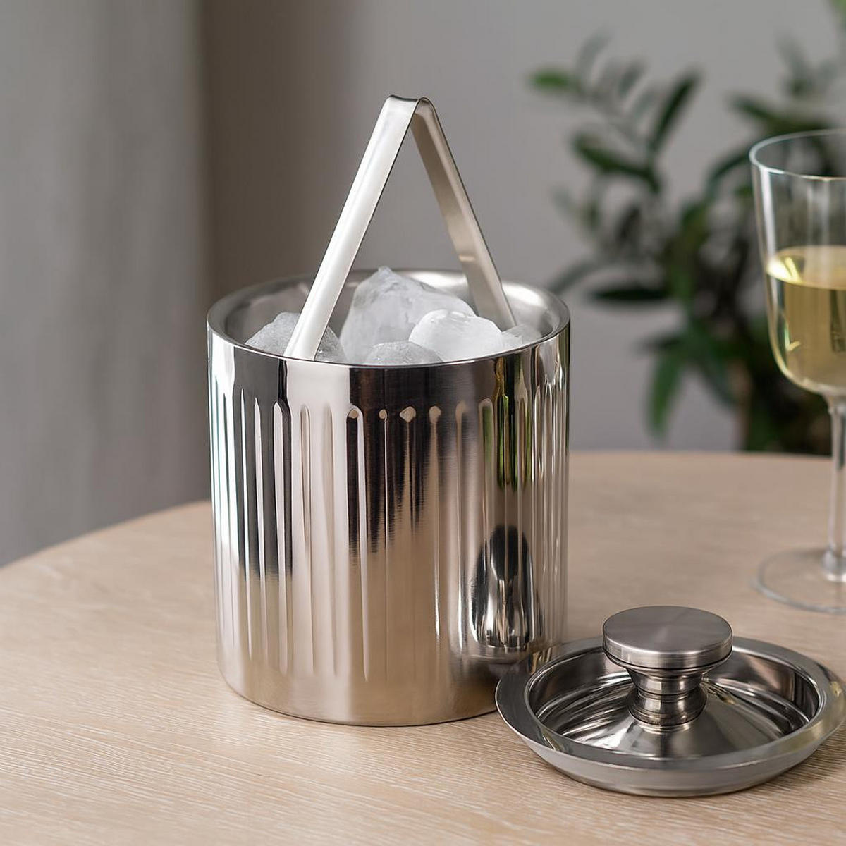 EISEIMER Basic Silber 15.5/15.5/17.5 cm Metall - Silberfarben, Metall (15.5/18.5cm) - Excellent Houseware