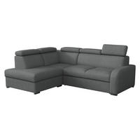 ECKSOFA Oslo 2rRLXp, Seite: Links LXP+R+2R - Silberfarben/Grau, Holz/Textil (250/200cm) - MIRJAN24