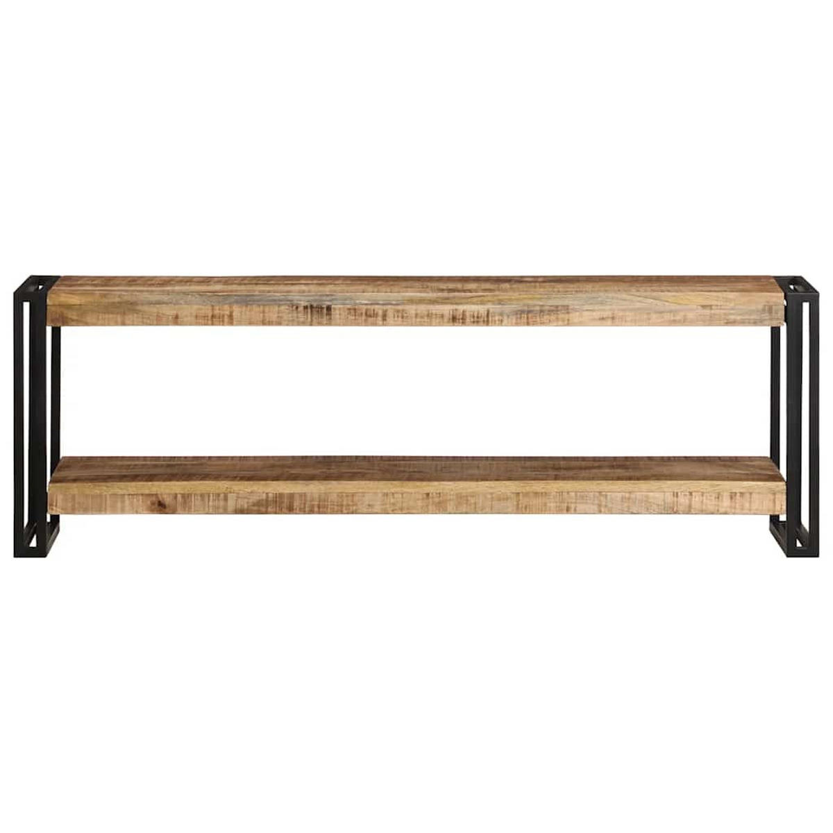 TV-SCHRANK 120/30/40 Cm Raues Mangoholz - Braun, Holz (30/90/30.5cm) - vidaXL