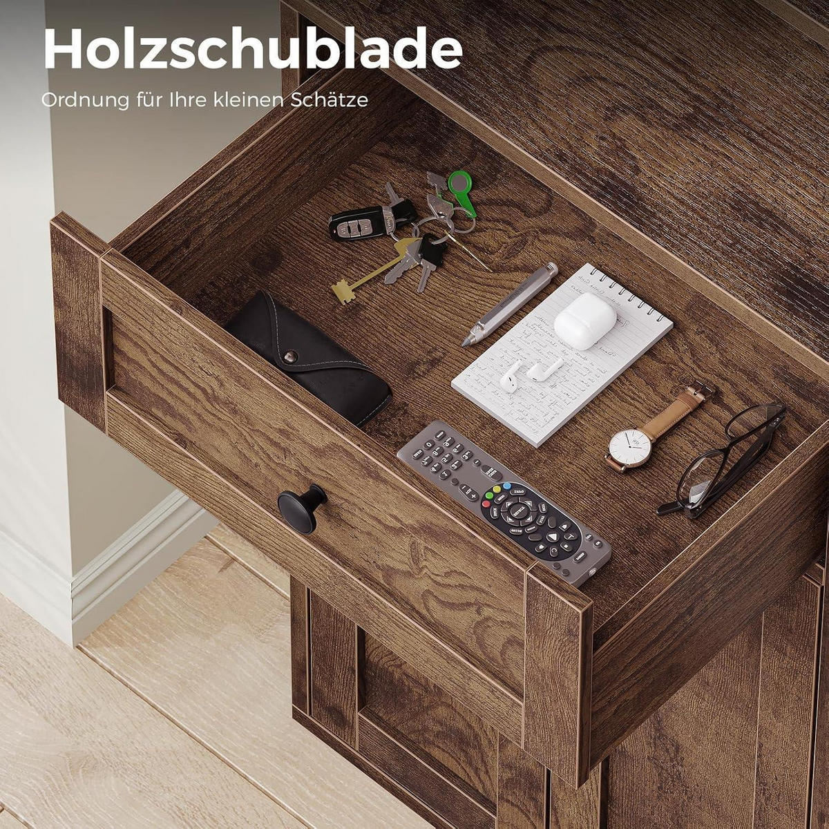 BÜCHERREGAL mit Türen und Schrank Braun 164.2 x 48 x 23.7 cm - Braun, Holzwerkstoff (48/164.2/24cm)