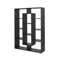 RAUMTEILER Schwarz 107.2 x 143 cm - Schwarz, Holzwerkstoff (107.2/143/29cm) - Vicco
