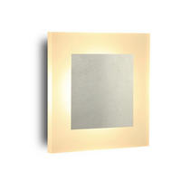 LED nástěnné svítidlo Yaroshevich 16/16/4,8 cm - černá, kov (16/4.8/16cm) - Nettlife