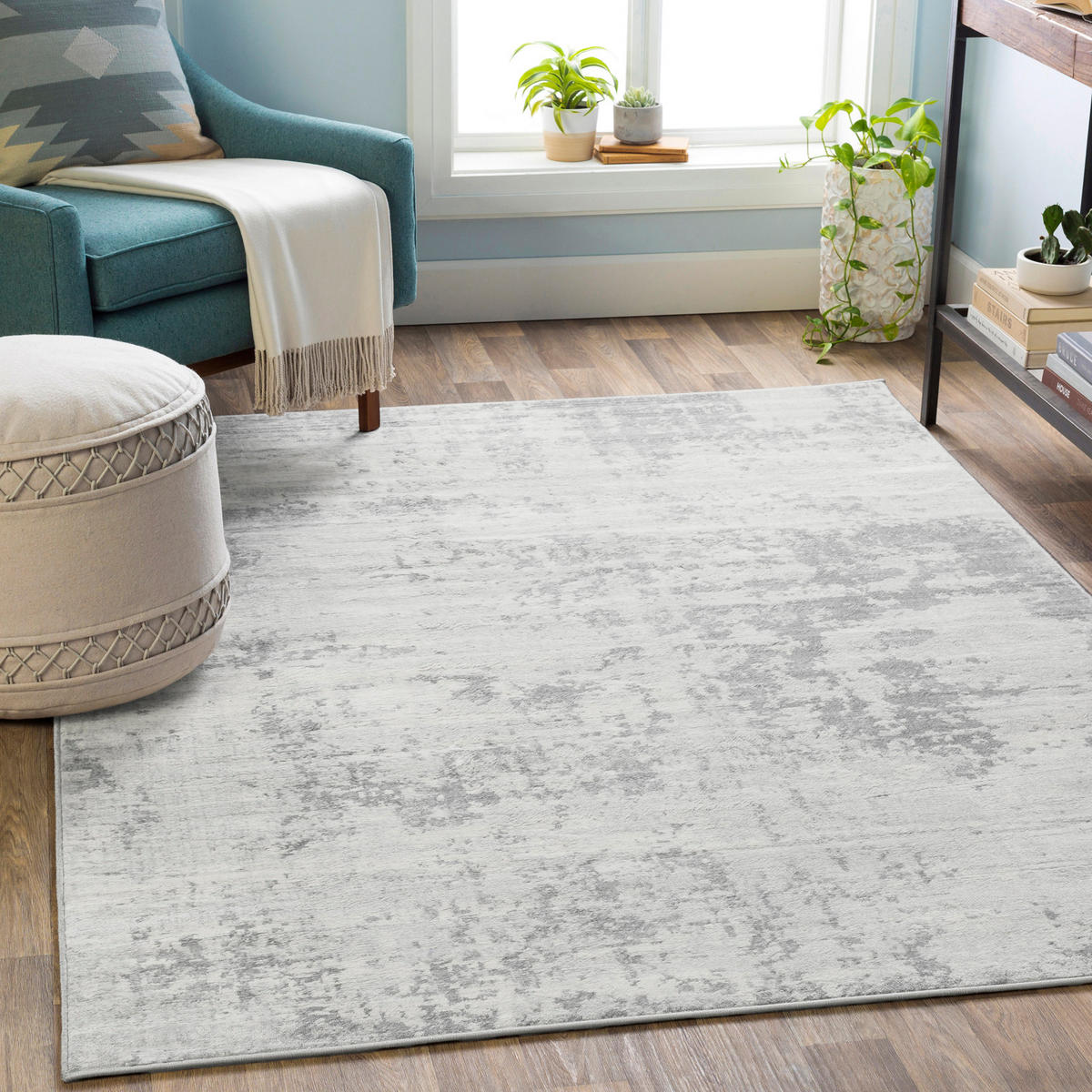KURZFLORTEPPICH 120x170 cm Grau - Grau, Naturmaterialien/Textil (140/200cm) - LIVABLISS