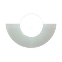 WANDLEUCHTE Innen Vintage 20/13 cm - Dunkelgrau, Glas/Metall (20/13cm) - Bamyum