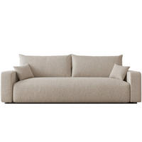 SCHLAFSOFA PIANO mit Bettkasten, Creme - Creme, Textil (246/79/93cm) - Idohome