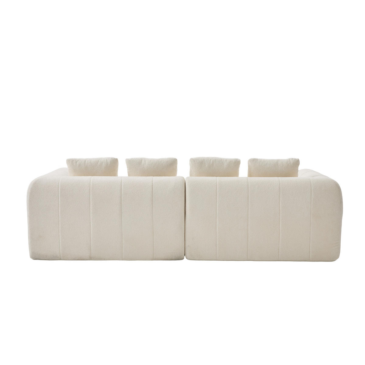 3-SITZER-SOFA DE-35093 modular Beige - Beige, Textil (95.5/70/260cm) - ComfortXL