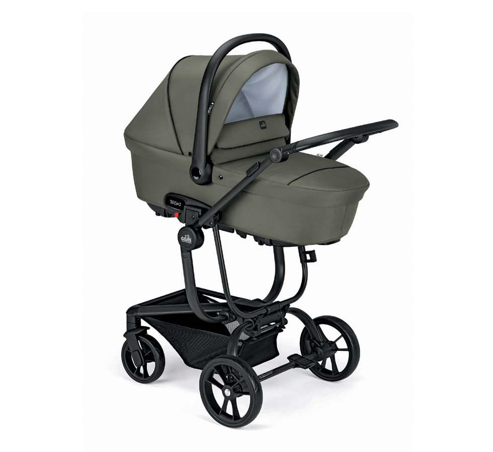 SPORT-KINDERWAGEN Taski inkl. Auto-Babyschale - Grün, Kunststoff (1090/530/675cm) - Cam il Mondo del Bambino S.p.A.