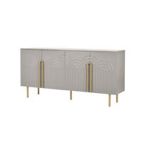 SIDEBOARD STILIG Hellgrau 180x40x88 cm - Hellgrau, Holzwerkstoff (180/88/40cm) - FURNLUX