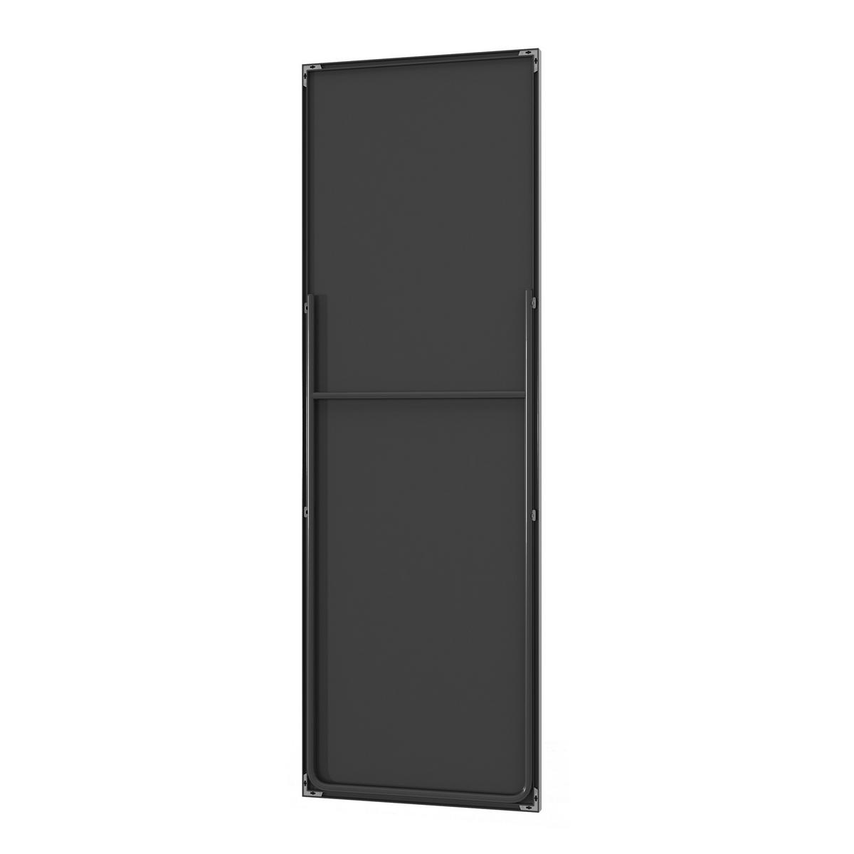 STANDSPIEGEL 180x80 cm Metallrahmen rechteckig schwarz - Schwarz, Holz (80/180/3cm) - LEBENLANG