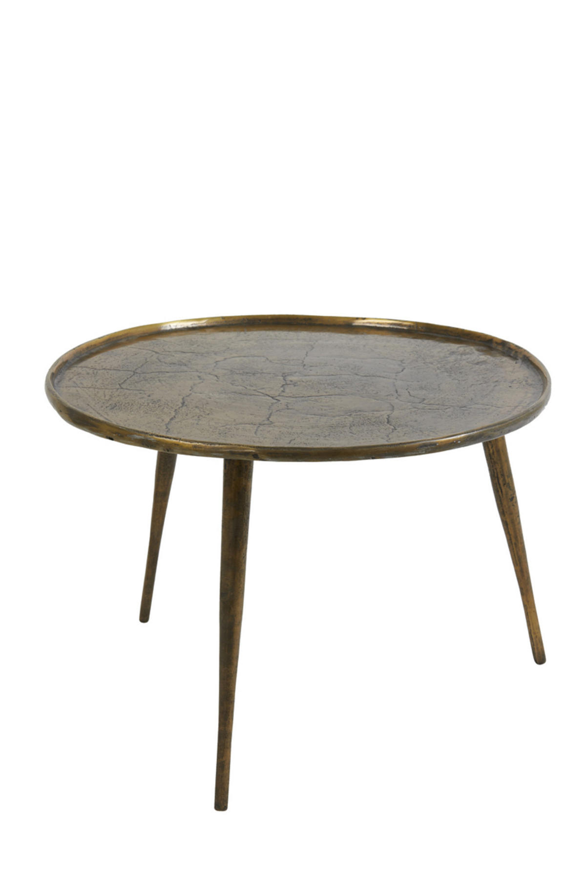 BEISTELLTISCH Babina Bronze Ø59/41 cm - Bronzefarben, Metall (59/59/41cm) - Light & Living