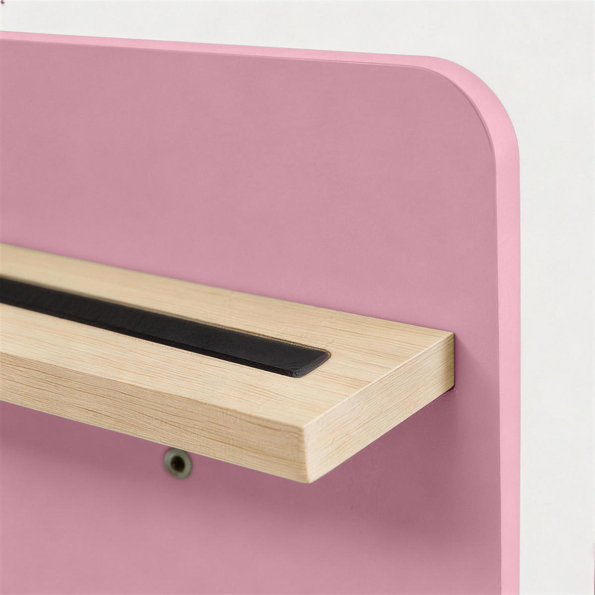 WANDBOARD Rosa für 27 Figuren - Rosa, Holz/Holzwerkstoff (39/29/15cm) - Relaxdays