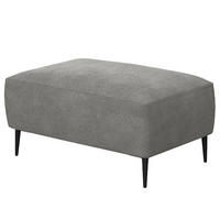 POLSTERHOCKER - Schwarz/Grau, Metall (90/45/60cm) - home24