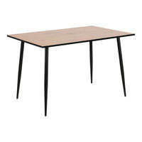 TISCH Mira Braun 4 Personen Aus Holz - Braun, Holzwerkstoff (120/80/75cm) - Concept Usine