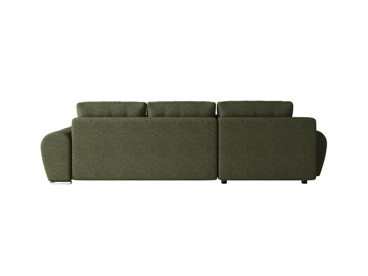 ECKSOFA BEGA L Links ARAGON 39 mit Schlaffunktion - Grün, Textil (289/185cm) - Bedante