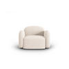 SESSEL Blair aus Chenille-Stoff beige clair melange - Beige, Textil (87/80/119cm) - Micadoni