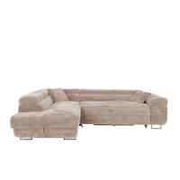 ECKSOFA SERENA L Links mit Stauraum, Beige - Beige, Textil (275/205cm) - KS Home Concept
