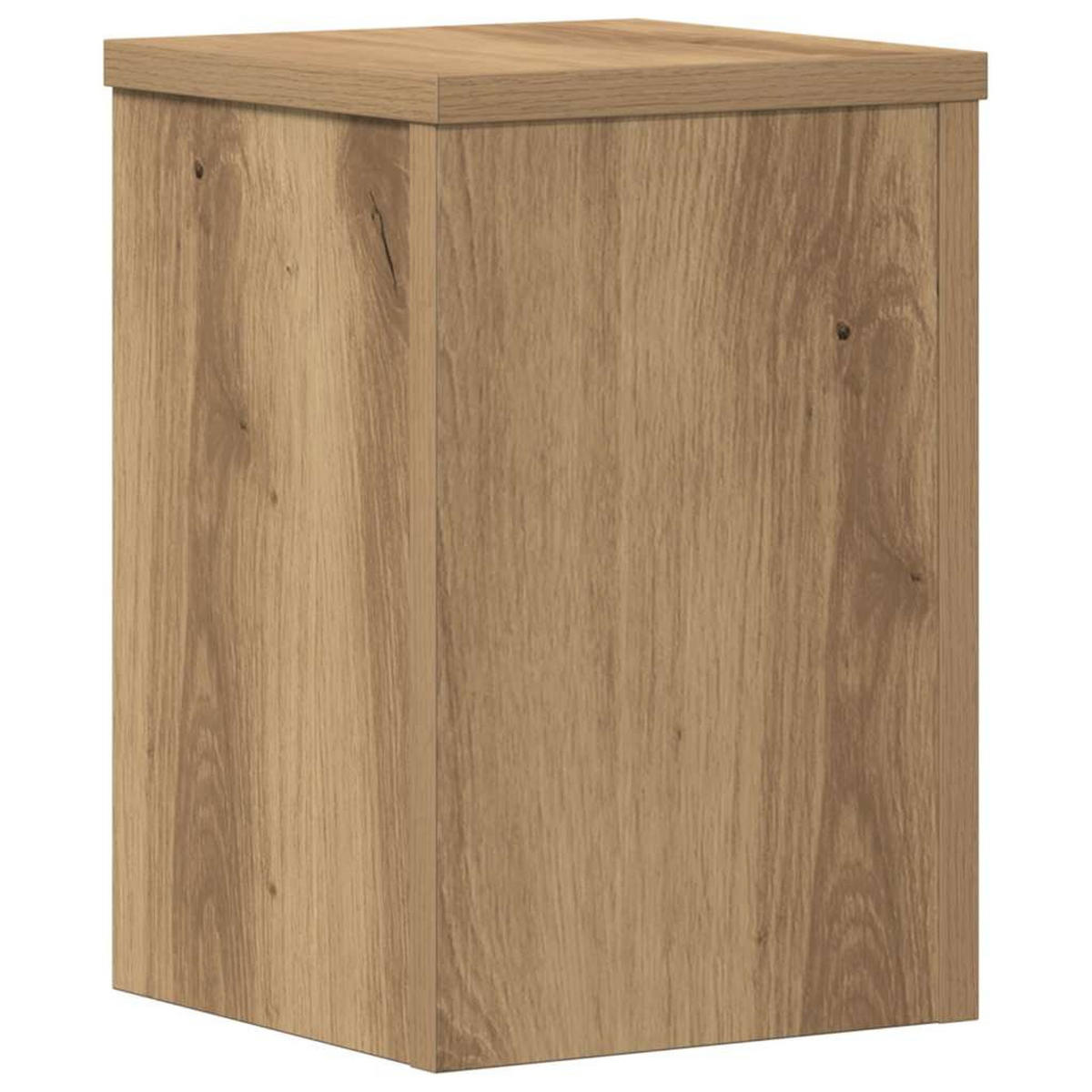 PFLANZENSTÄNDER 2er Set Artisan-Eiche 20/20/30 Cm Holzwerkstoff - Braun, Holzwerkstoff (20/30/20cm) - vidaXL