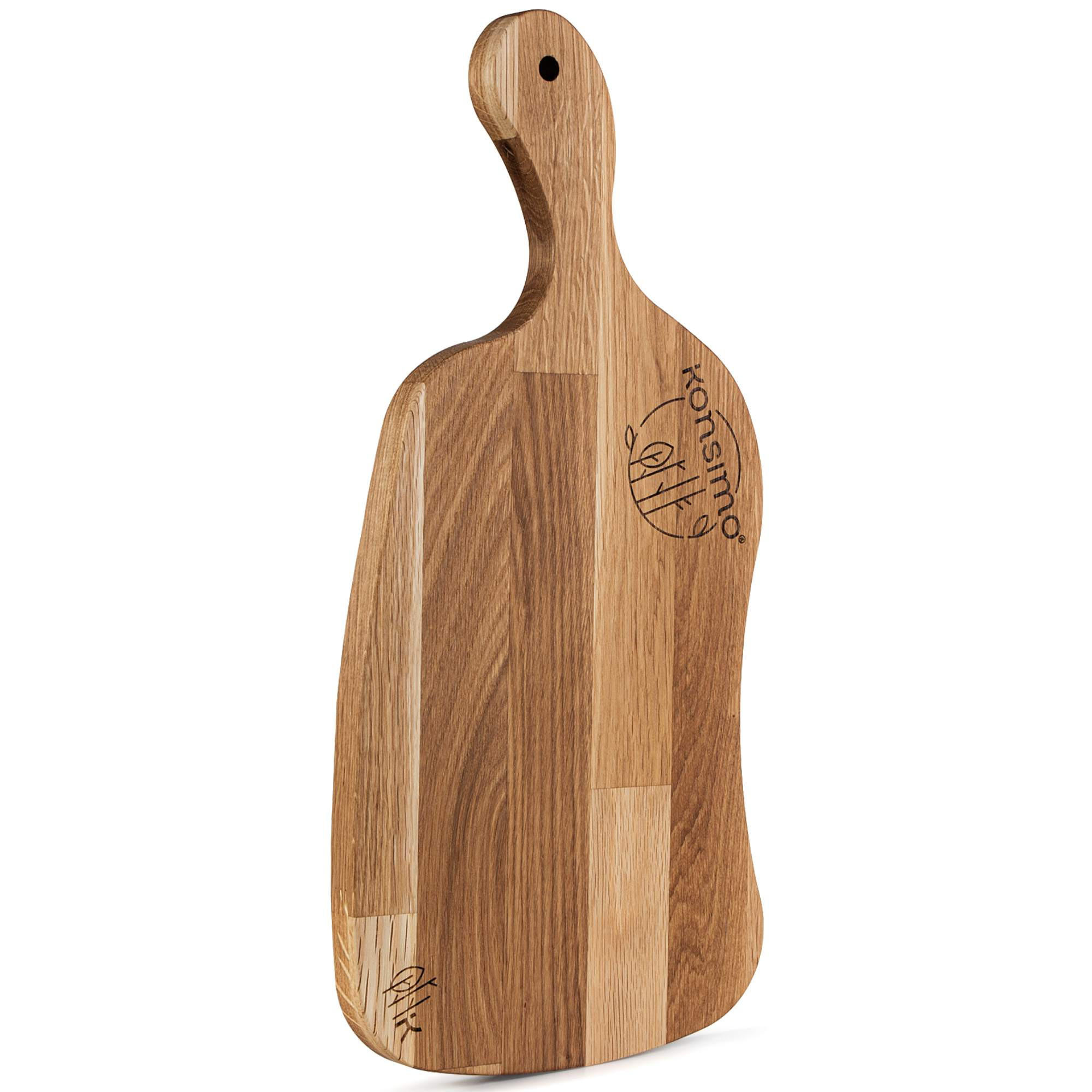 SCHNEIDEBRETT Holz Eiche geölt LIVO - Eichefarben, Holz (21/44cm) - KONSIMO®