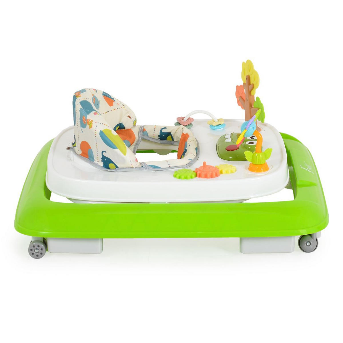 LAUFLERNHILFE Forest Lieder grün Lichter Spielcenter Räder faltbar Stopper 12 kg - Grün, Kunststoff (62/58/70cm) - Moni
