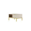 COUCHTISCH Austin 60/45,4/80 cm - Beige/Goldfarben, Holzwerkstoff (80/60/45cm) - Kocot Kids