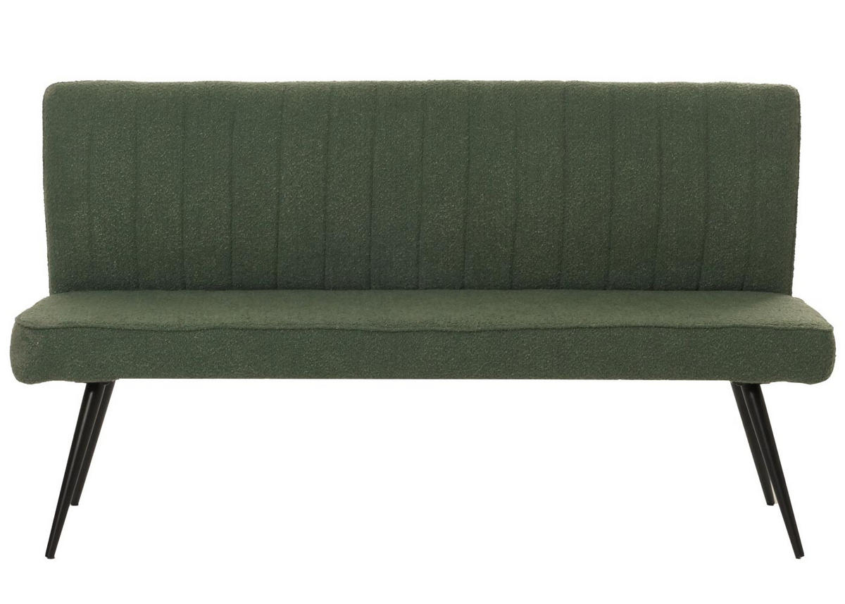 SITZBANK Grün - Dunkelgrau/Grün, Textil (160/90/60cm) - MCW