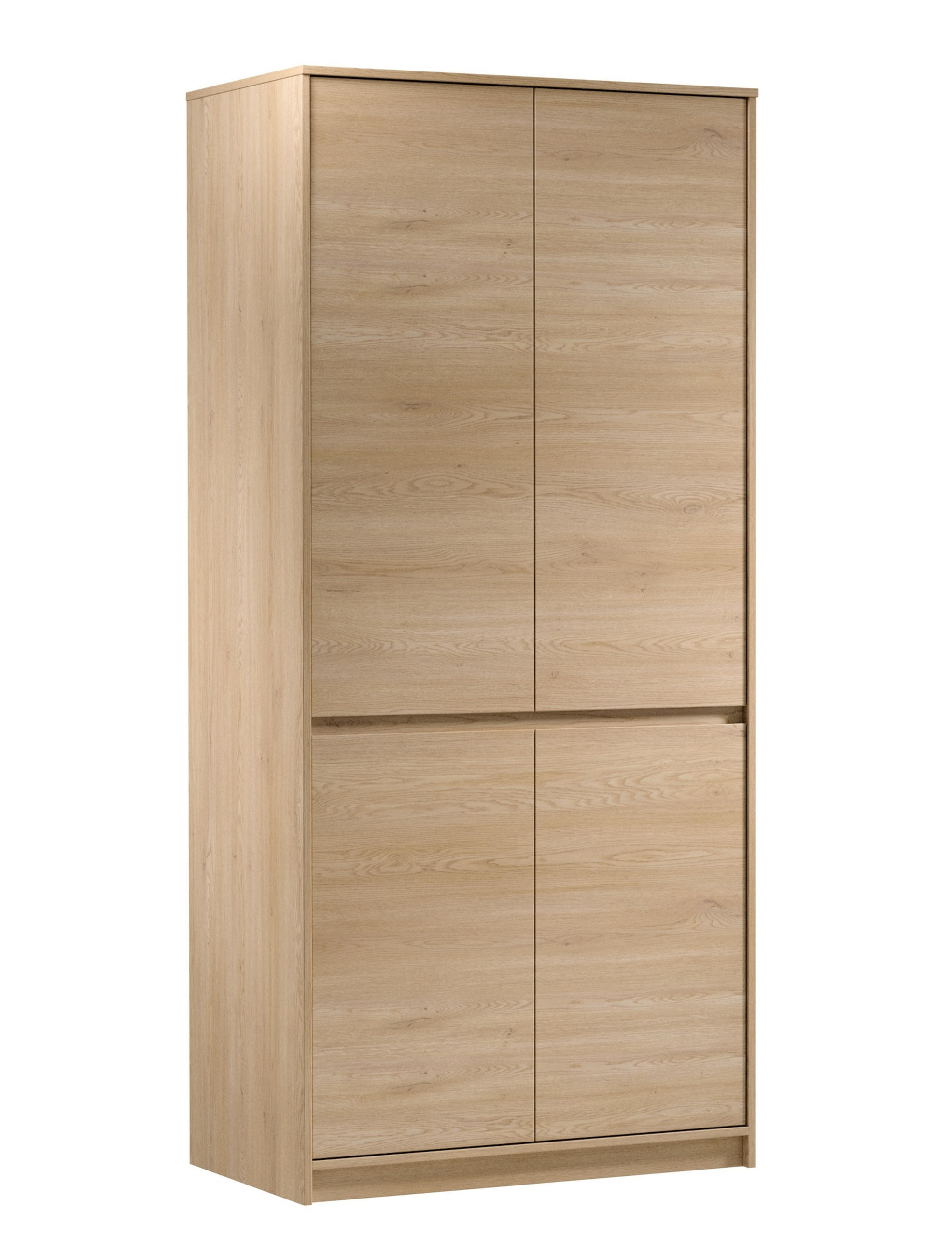 SIDEBOARD Mormanno 4T Eiche Cremona – klassisches Design im Holzdekor - Eichefarben, Holzwerkstoff (91/197.5/51cm) - AX Living
