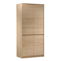 SIDEBOARD Mormanno 4T Eiche Cremona – klassisches Design im Holzdekor - Eichefarben, Holzwerkstoff (91/197.5/51cm) - AX Living