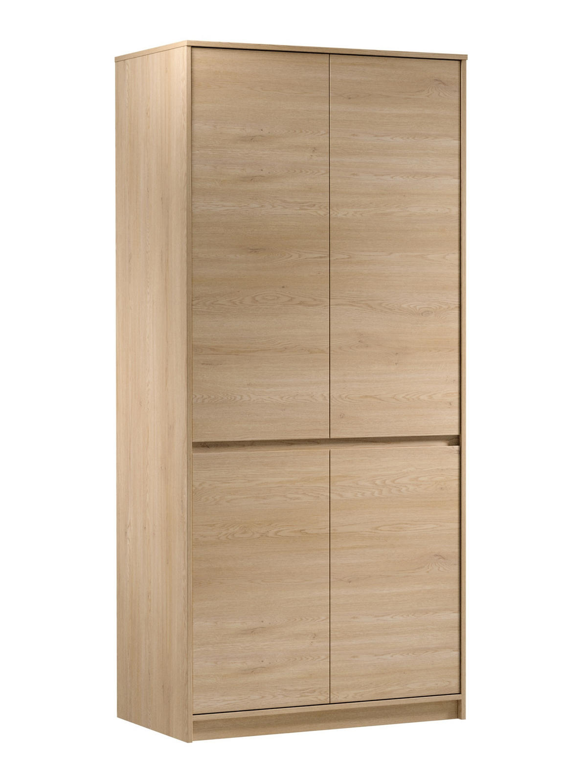 SIDEBOARD Mormanno 4T Eiche Cremona – klassisches Design im Holzdekor - Eichefarben, Holzwerkstoff (91/197.5/51cm) - AX Living