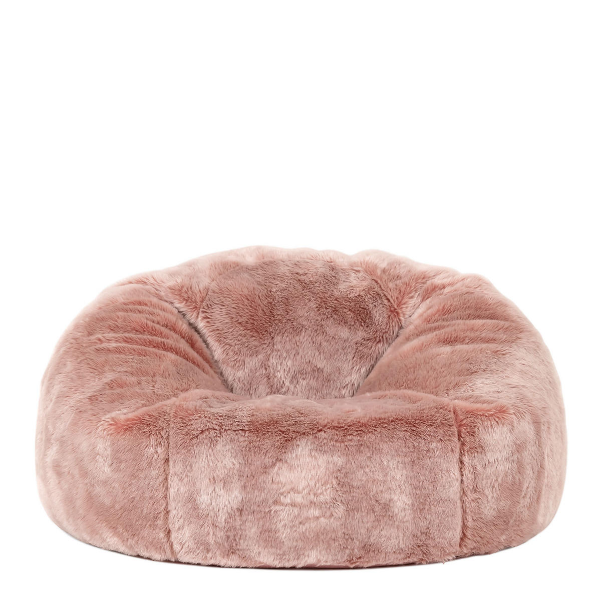 SITZSACK Kingston aus Kunstfell - Pink, Kunststoff (85/50/85cm) - icon