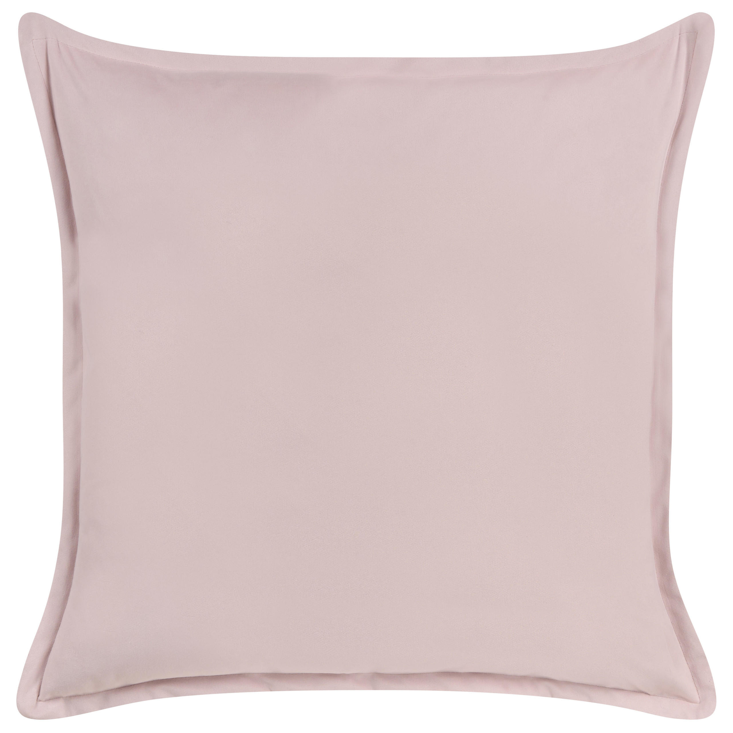 DEKOKISSEN 2er-Set Rosa 60/60 cm Eustoma - Pink, Textil (60/60cm) - Beliani