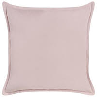 DEKOKISSEN Rosa 60/60 cm Eustoma - Pink, Textil (60/60cm) - Beliani